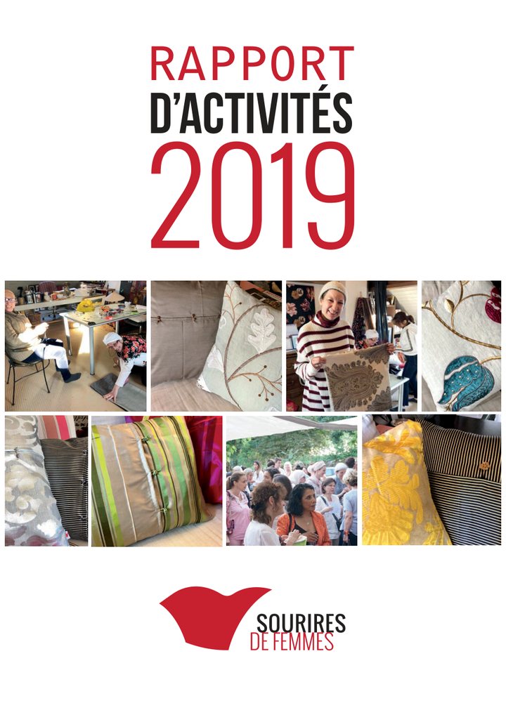 Couverture du rapport d'activité 2019