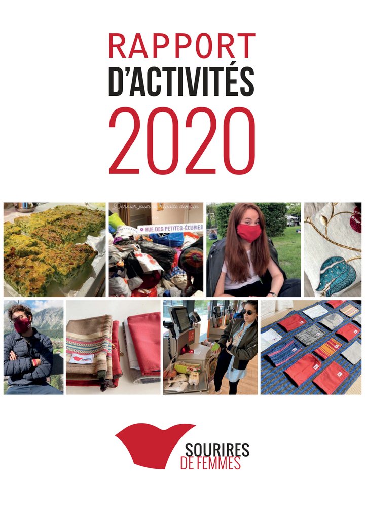 Couverture du rapport d'activité 2020